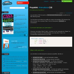 Animations CSS - Enchainez les transitions !