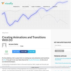 Creating Animations and Transitions With D3