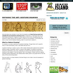 Defining the Art: Gesture Drawing