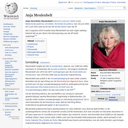 Anja Meulenbelt
