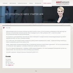 Ann Hansen - Concept + Competence