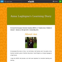 Anna Laghigna's Learning Diary