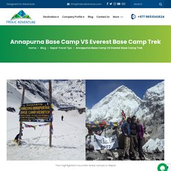 Annapurna Base Camp VS Everest Base Camp Trek