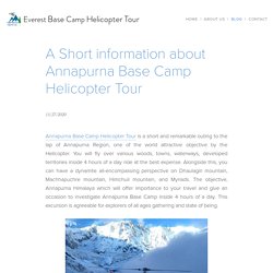 Annapurna Base Camp Helicopter Tour