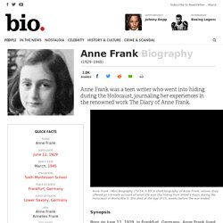 Anne Frank - Biography -