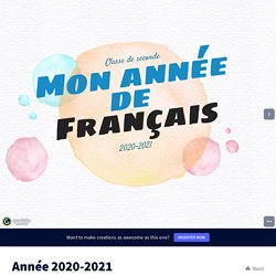 Année 2020-2021 by yemaya on Genially