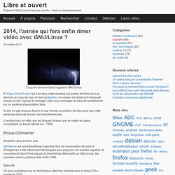 2014, l'année qui fera enfin rimer vidéo avec GNU/Linux ?