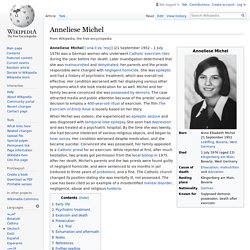 Anneliese Michel - Wikipedia
