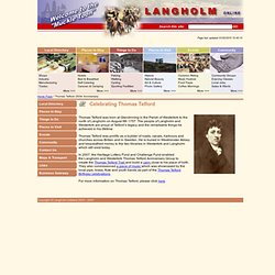 Langholm Online - Thomas Telford, 250th Anniversary Celebrations