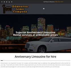 Anniversary Limousine for hire