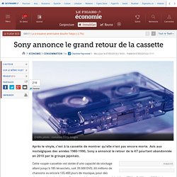 Sony annonce le grand retour de la cassette