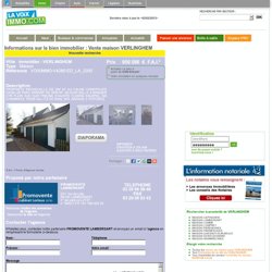 Annonce vente maison Verlinghem, ref. V4280-ED_LA_2392 - Lavoiximmo.com