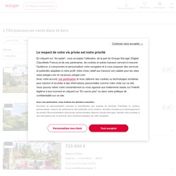1 795 annonces de vente de maisons dans le Gers, Seloger.com