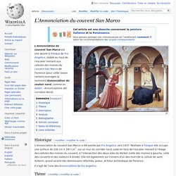 L'Annonciation du couvent San Marco