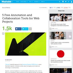 5 Free Annotation and Collaboration Tools for Web Projects