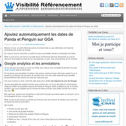 Imacros: annotations analytics automatiques pour Penda et Penguin