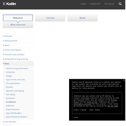 Annotations - Kotlin Programming Language