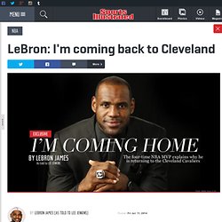 LeBron James announces return to Cleveland Cavaliers - NBA