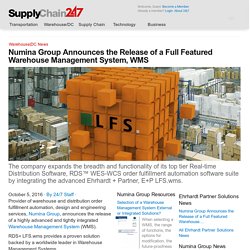 Numina Group Announces the Release of a Full Featured Warehouse Management System, WMS