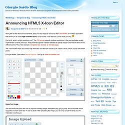 Announcing HTML5 X-Icon Editor - Giorgio Sardo Blog