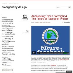 Announcing: Open Foresight & The Future of Facebook Project