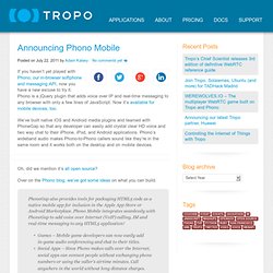 Announcing Phono Mobile