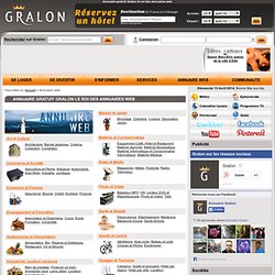 Annuaire gratuit Gralon le roi des annuaires web