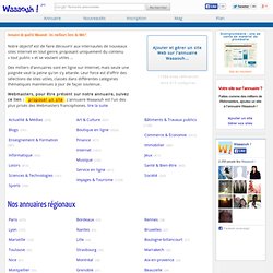Annuaire de qualité Waaaouh : les meilleurs liens du Web !