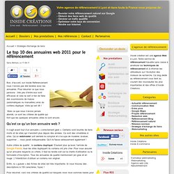Annuaires web 2011