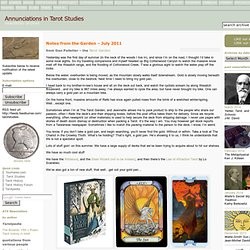 Association for Tarot Studies » Notes from the Garden – February 2011
