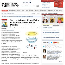 Sacred Science: Using Faith to Explain Anomalies in Physics