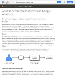 Anonimiseren van IP-adressen in Google Analytics - Google Analytics Help