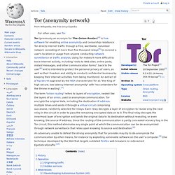Tor (anonymity network)