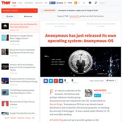 Anonymous Has Just Released Its Own Operating System