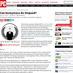 Can Anonymous Be Stopped?