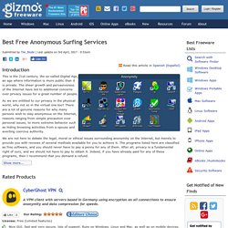 Best Free Anonymous Surfing Services