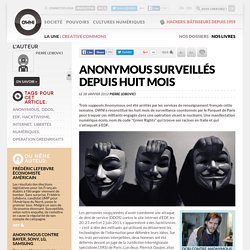 Anonymous surveillés depuis huit mois