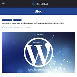 Arrive at another achievement with the new WordPress 5.5