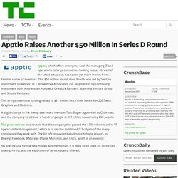 Apptio Raises Another $50 Million In Series D Round