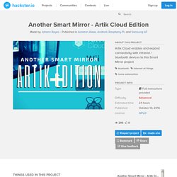 Another Smart Mirror - Artik Cloud Edition