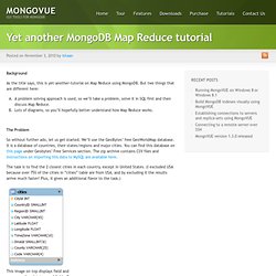 Yet another MongoDB Map Reduce tutorial