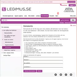 Demokonto - Legimus