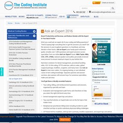 Answers to ICD-10, CPT®, HCPCS & Modifier Coding and Billing Questions