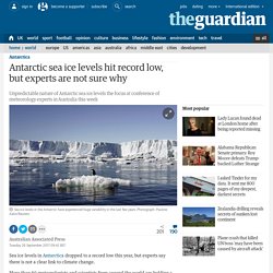 Antarctic sea ice levels hit record low, but experts are not sure why
