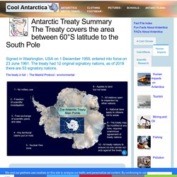 Antarctic Treaty a summary of the 14 points, and a list the Antarctic Treaty Nations