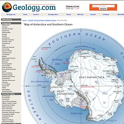 Antarctica Map - Antarctica Satellite Image