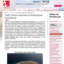 TAAF (Terres Australes et Antarctiques Françaises)