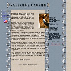 Roger Ekis - Antelope Canyon Tours - by Carolene Ekis - French