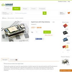 Buy Spark Core with Chip Antenna [ARD06031P]