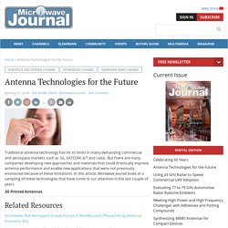 Antenna Technologies for the Future